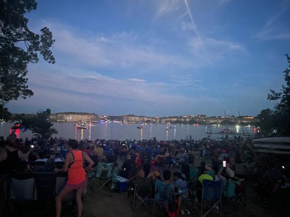 Hells Gate fireworks viewing area